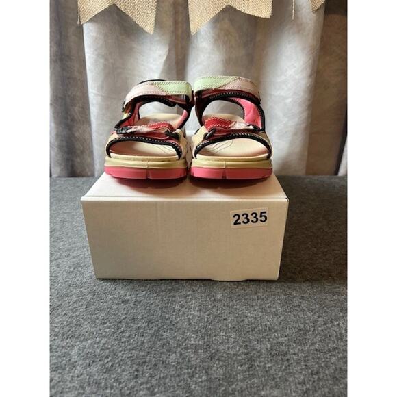 Ecco Offroad Sandals Hiking Multicolor Bubblegum Women Sz US 8 - Picture 7 of 8